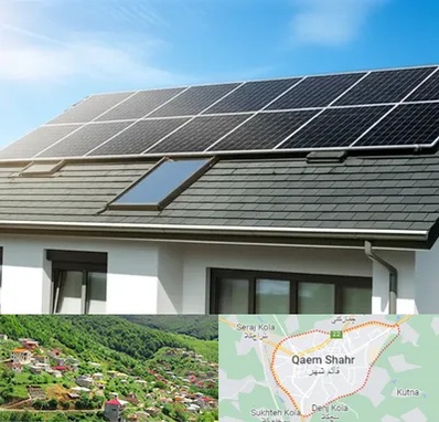 پنل خورشیدی در قائم شهر