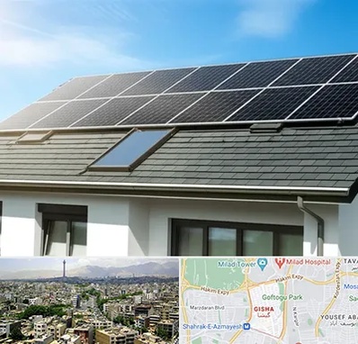 پنل خورشیدی در گیشا 