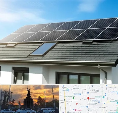 پنل خورشیدی در میدان حر 