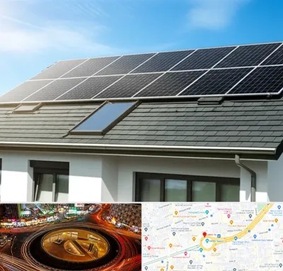 پنل خورشیدی در میدان ولیعصر 