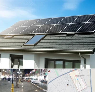 پنل خورشیدی در باغ فیض اسلامشهر 