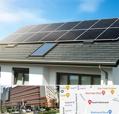 پنل خورشیدی در سهروردی 