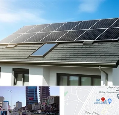 پنل خورشیدی در چهارراه طالقانی کرج 