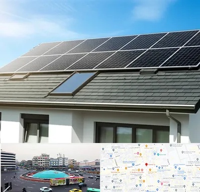 پنل خورشیدی در میدان انقلاب 