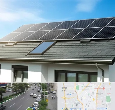 پنل خورشیدی در ستارخان 