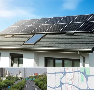 پنل خورشیدی در توانیر 