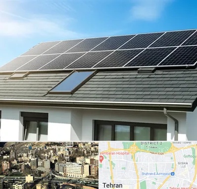 پنل خورشیدی در مرزداران 