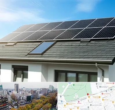 پنل خورشیدی در بلوار کشاورز 