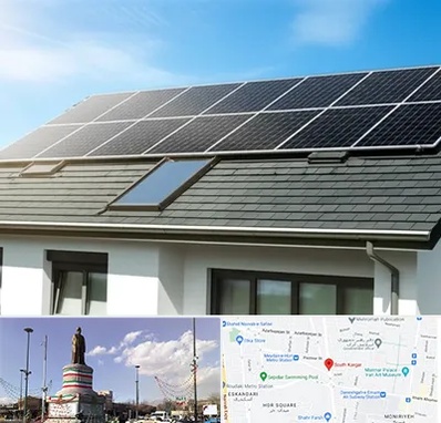 پنل خورشیدی در کارگر جنوبی 