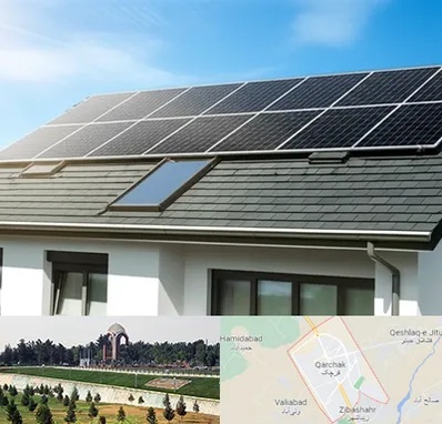 پنل خورشیدی در قرچک
