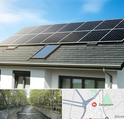 پنل خورشیدی در زرگنده