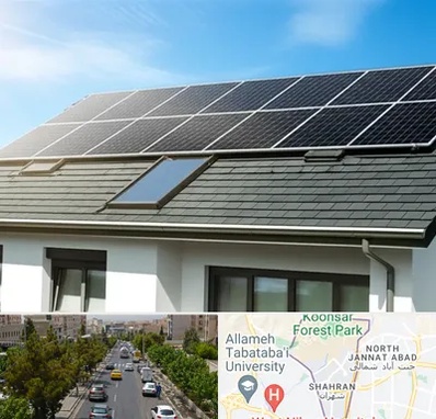 پنل خورشیدی در شهران 