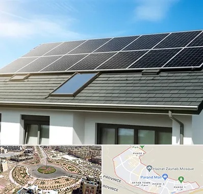 پنل خورشیدی در پرند