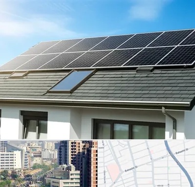 پنل خورشیدی در خیابان بهشتی 