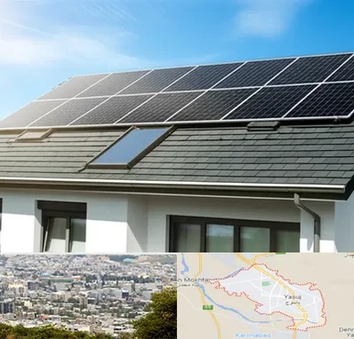 پنل خورشیدی در یاسوج