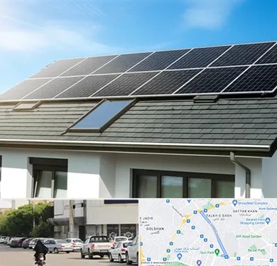 پنل خورشیدی در قدوسی شرقی شیراز 