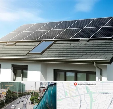 پنل خورشیدی در بلوار فرحزادی 