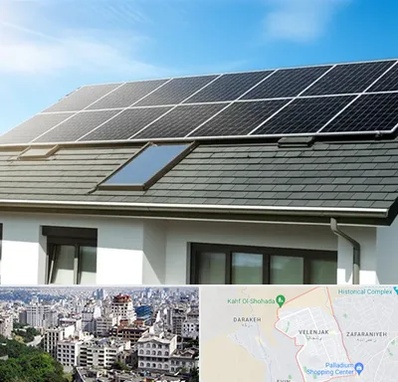 پنل خورشیدی در ولنجک 