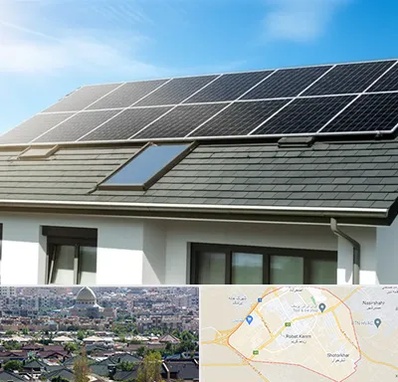 پنل خورشیدی در رباط کریم