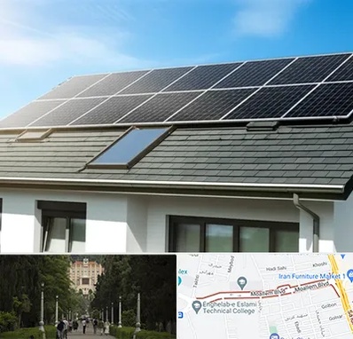 پنل خورشیدی در بلوار معلم رشت 