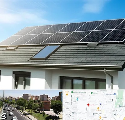 پنل خورشیدی در شهرک آزمایش 