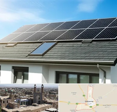 پنل خورشیدی در سبزوار