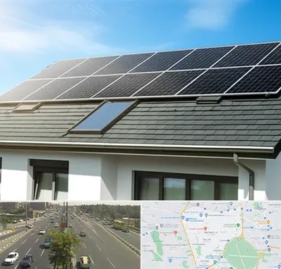 پنل خورشیدی در منطقه 17 تهران 