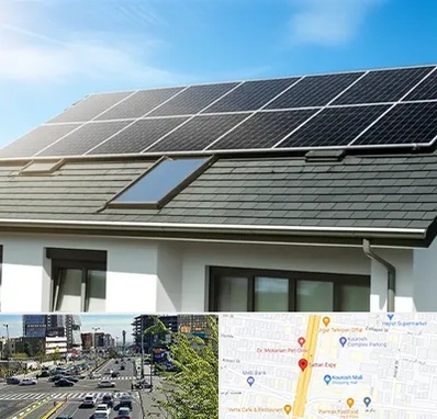 پنل خورشیدی در ستاری 