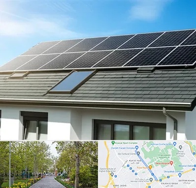 پنل خورشیدی در قدوسی غربی شیراز 