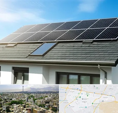 پنل خورشیدی در منطقه 8 تهران