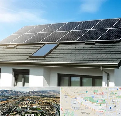 پنل خورشیدی در منطقه 21 تهران 