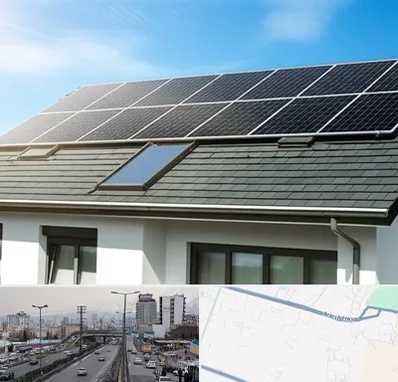 پنل خورشیدی در بلوار ارتش 