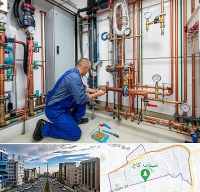 تاسیسات ساختمان در سعادت آباد 