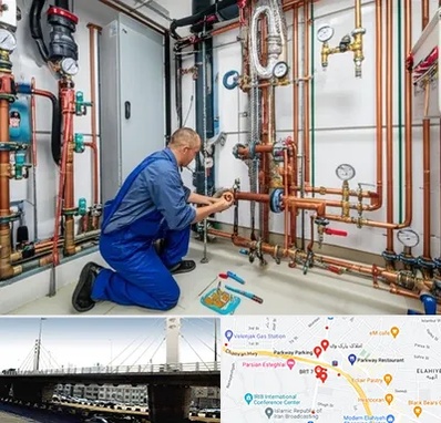 تاسیسات ساختمان در پارک وی 