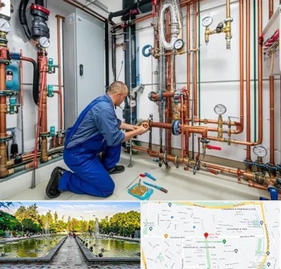 تاسیسات ساختمان در سرسبز 