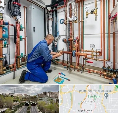 تاسیسات ساختمان در یوسف آباد 