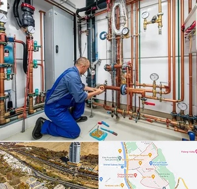 تاسیسات ساختمان در خیابان نیایش شیراز 