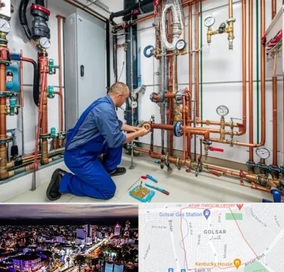 تاسیسات ساختمان در گلسار رشت 