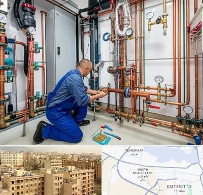 تاسیسات ساختمان در جنوب غرب تهران