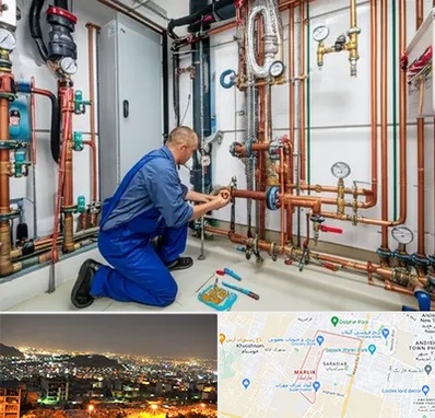 تاسیسات ساختمان در مارلیک کرج 