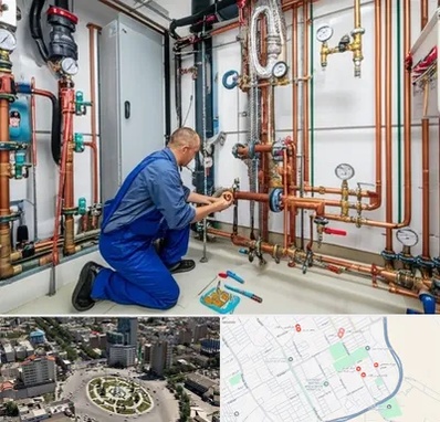 تاسیسات ساختمان در زرافشان اسلامشهر 