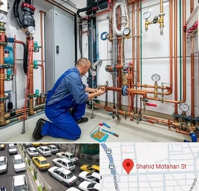 تاسیسات ساختمان در مطهری تهران
