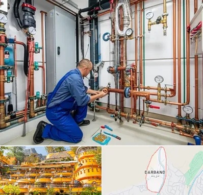 تاسیسات ساختمان در دربند 