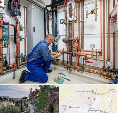 تاسیسات ساختمان در باغستان کرج 