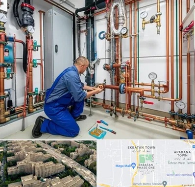 تاسیسات ساختمان در اکباتان 