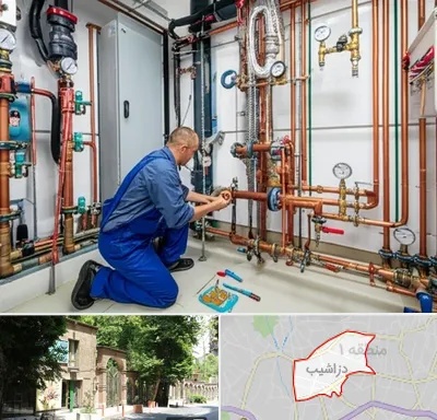 تاسیسات ساختمان در دزاشیب