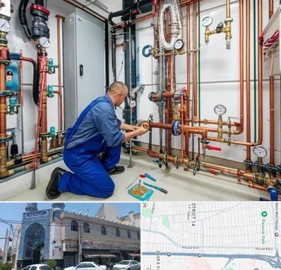 تاسیسات ساختمان در بلوار ابوذر 