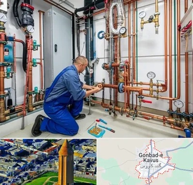 تاسیسات ساختمان در گنبد کاووس