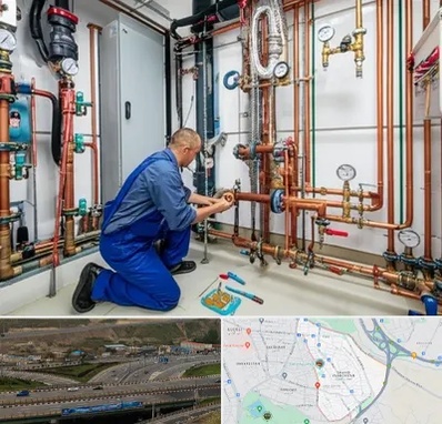 تاسیسات ساختمان در یاغچیان تبریز 