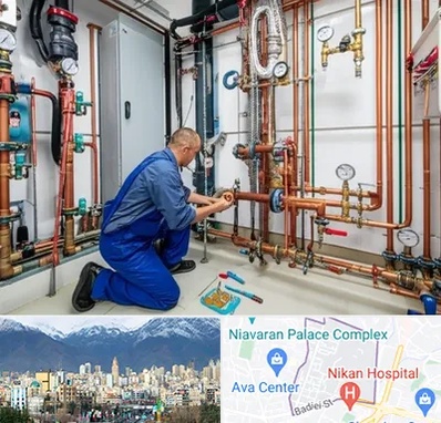 تاسیسات ساختمان در آجودانیه 